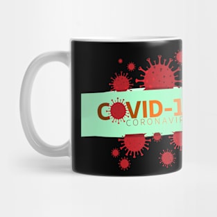 Coronavirus, pandemic, covid 19, covid19, social distancing,  stay home, covid, social distance Mug